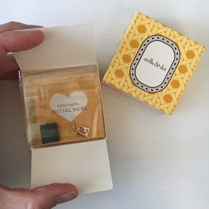 Stella & Dot Soho C Charm - Gold